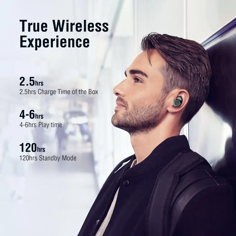 Bluetooth-наушники с сенсорным управлением водонепроницаемые Hi-Fi | Электроника