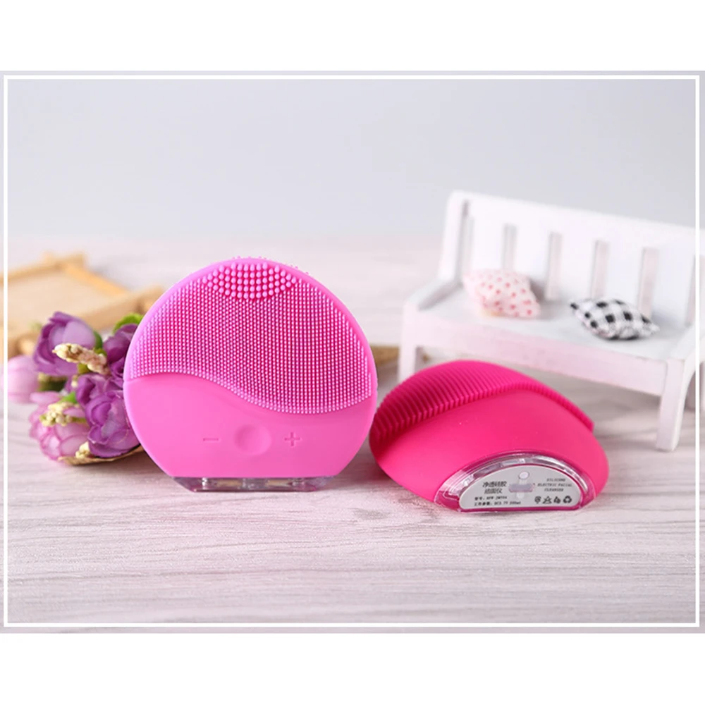1 комплект Электрический силиконовый звуковой вибрационный массаж кожи лица с
