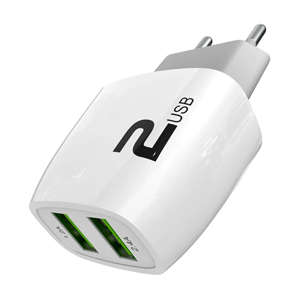 EU CBAOOO USB Зарядное устройство 2-Порты и разъёмы USB Wall Зарядное устройство ЕС штекер USB ЗУ для мобильного телефона быстрой зарядки стены Зарядное устройство для iPhone 6 samsung - Тип штекера: EU