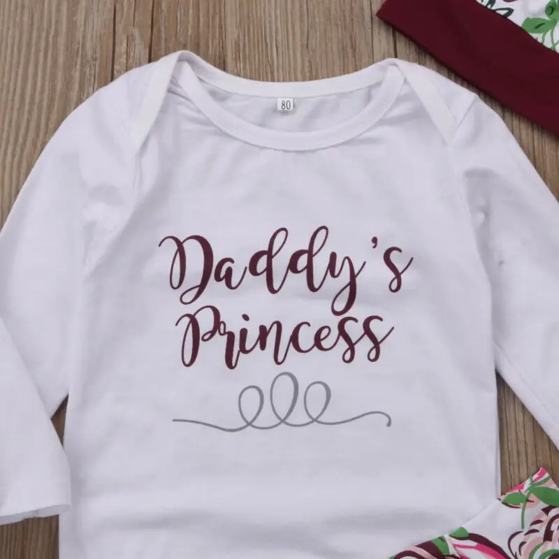 

Newborn Baby Girl Clothes Romper Tops Floral Pants Jumpsuit Bodysuit Outfit Set