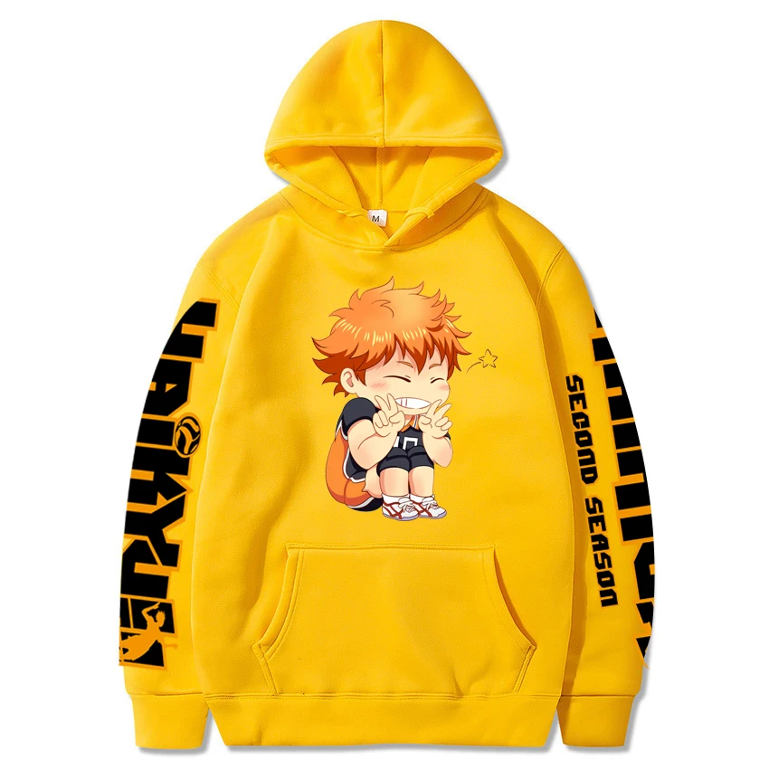 

Haikyuu no 10 hinata sapyo men's hooded sweatshirt fall winter hip hop fashion