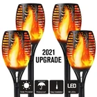 Горячее предложение, 51 светодиодный 96 светодиодный фонарик на солнечной батарее, мерцающий водонепроницаемый садовый декор, Ландшафтная лампа для газона, светодиодный уличный фонарь на солнечной батарее