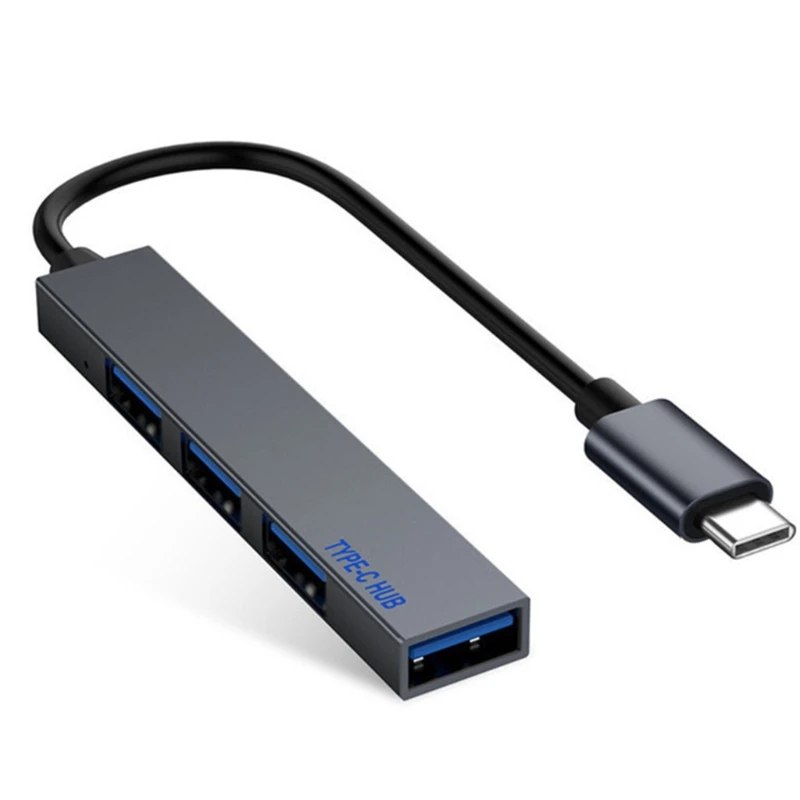 

USB 3.0 Hub 4 Port Supports Simultaneous Use of 4 USB Ports Connect USB Devices Such as Keyboard Mouse Printer U Disk