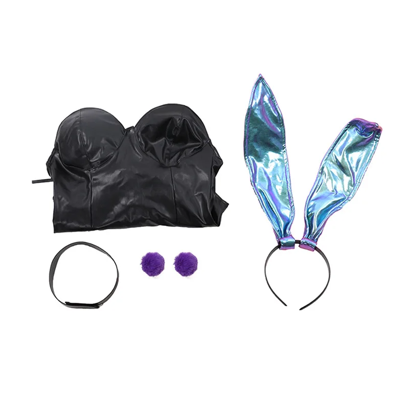 KDA Эвелин Серафин костюм для косплея кролик девочек сексуальный комбинезон