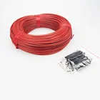 Нагревательный кабель MINCO HEAT для теплого пола, 10-100 метров, 12K, 33 Омм, нагревательные провода из углеродного волокна