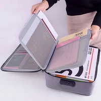 multifunction briefcase business office large capacity document bag file data certificate storage package accessories supplies