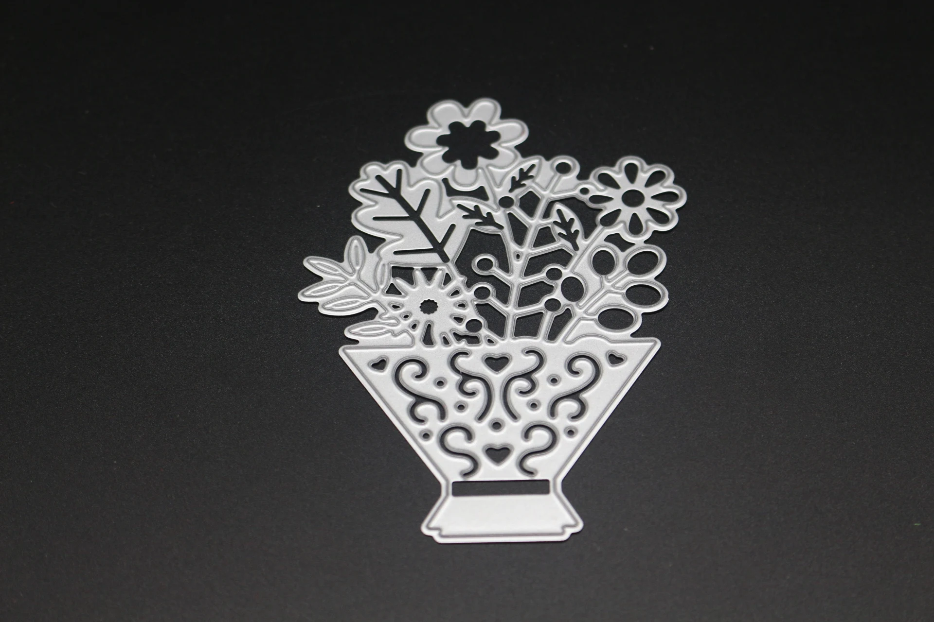 Металлические трафареты с цветами для творческого фотоальбома рельефное