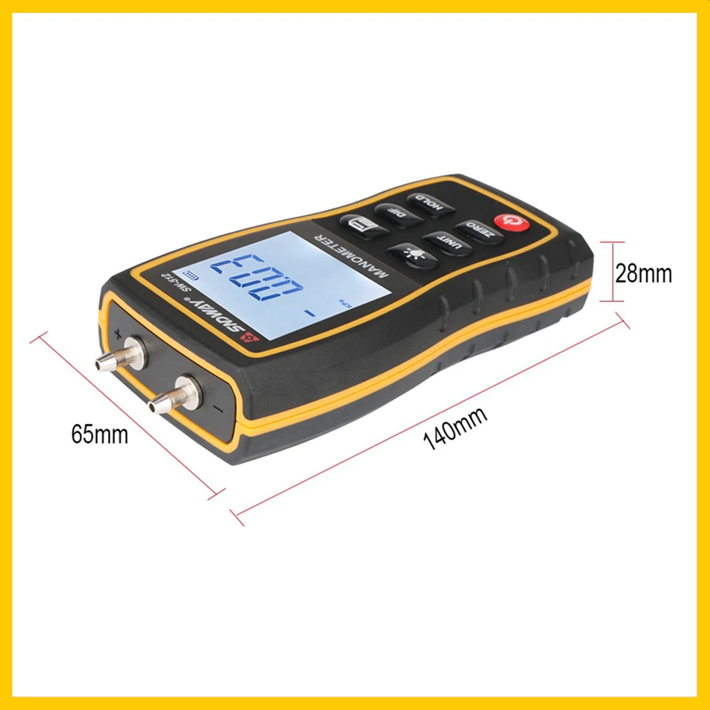 Манометр SNDWAY Ручной цифровой прибор для измерения давления в природном газе