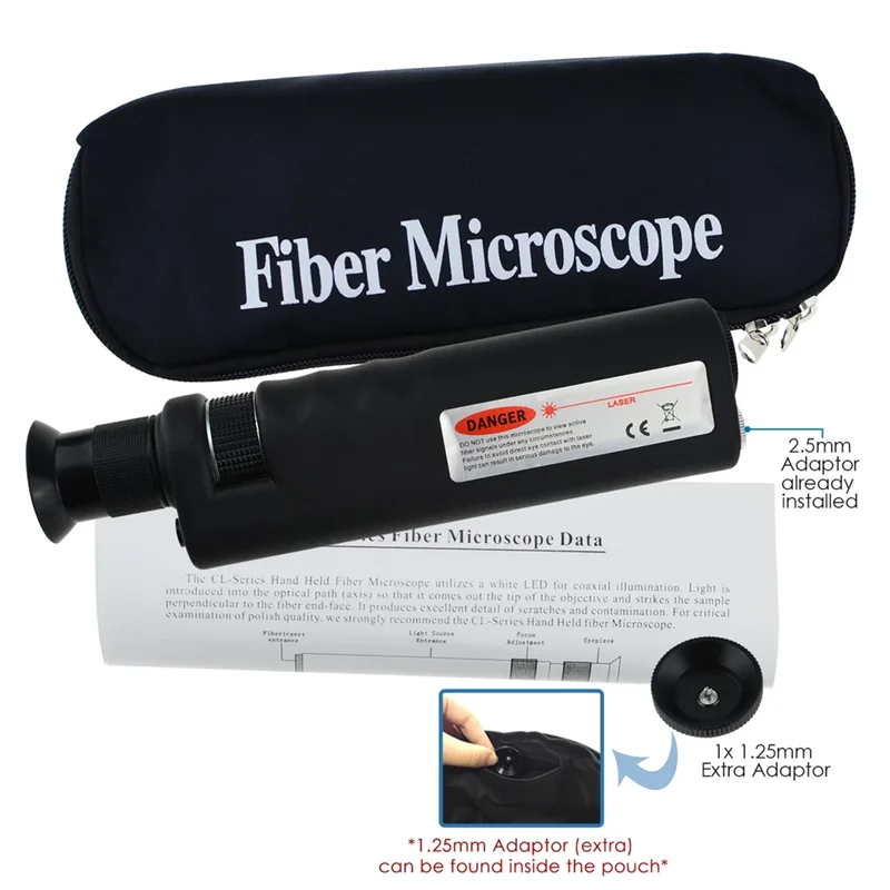 

dual illumination coaxial fiber chek probe microscope