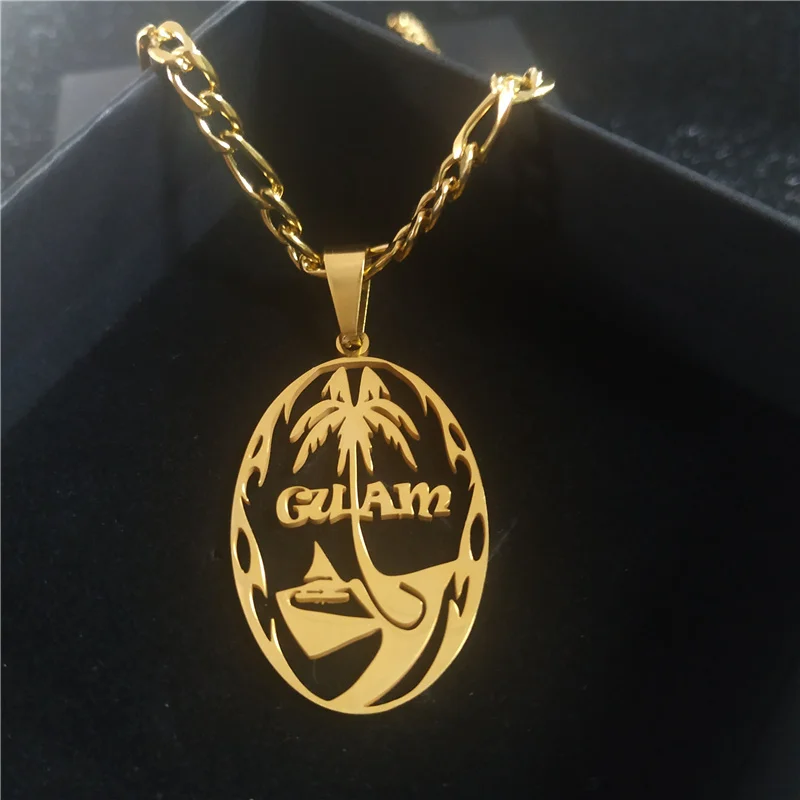 

Personalized Custom Name Necklace For Women Hawaiian Coconut Tree Pendant Choker Gold Stainless Steel Chain Jewelry