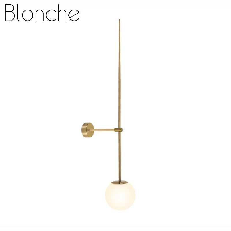 Blonche Modern Wall Lamp Iron Art Wall Sconce Lights for Living Room Bedroom Home Decor Lighting Minimalism Line Loft Luminaire