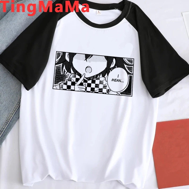 Лидер продаж Мужская футболка Danganronpa Kawaii Nagito Komaeda летние топы аниме Harajuku