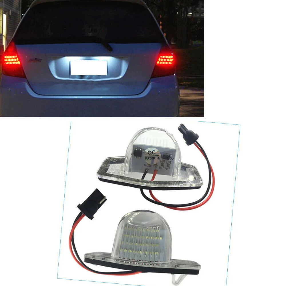 Автомобильный номерной знак света авто 6500K лампы для Honda Джаз поток