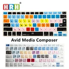 Прочная силиконовая клавиатура HRH для Macbook Pro Retina Air 13 15 17 перед ЕССША