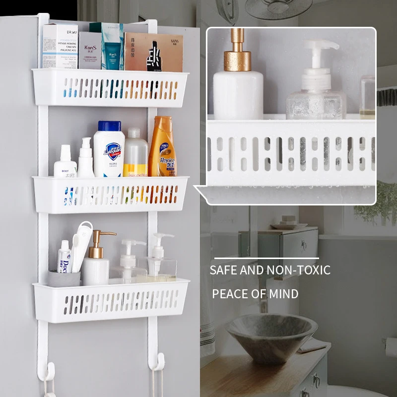 

Household refrigerator side rack kitchen side storage rack