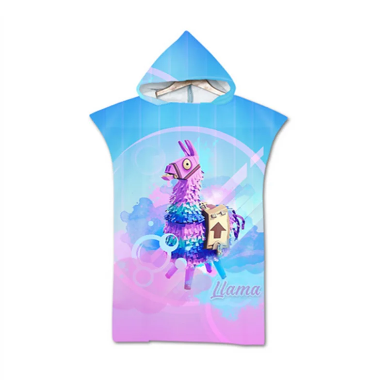 Пляжное полотенце с капюшоном Sea World в стиле ретро принтом черепахи банное из