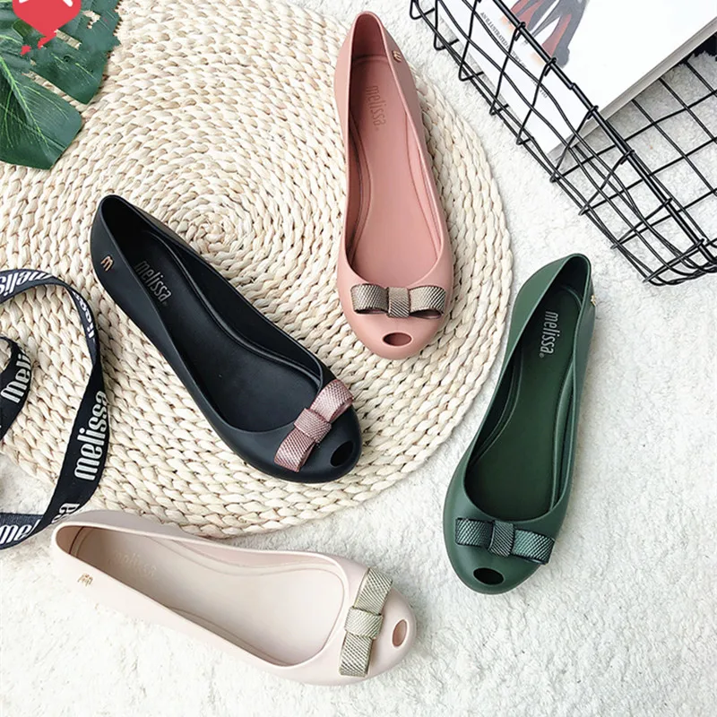Женские сандалии Melissa Ultragirl модные из прозрачного пластика с бантом лето 2020 |