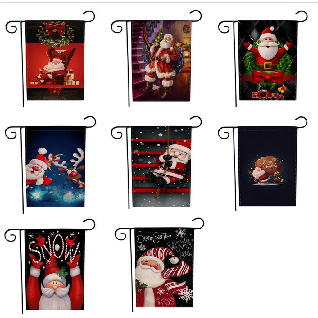 Садовый флаг в американском стиле рождественские декоративные реквизиты