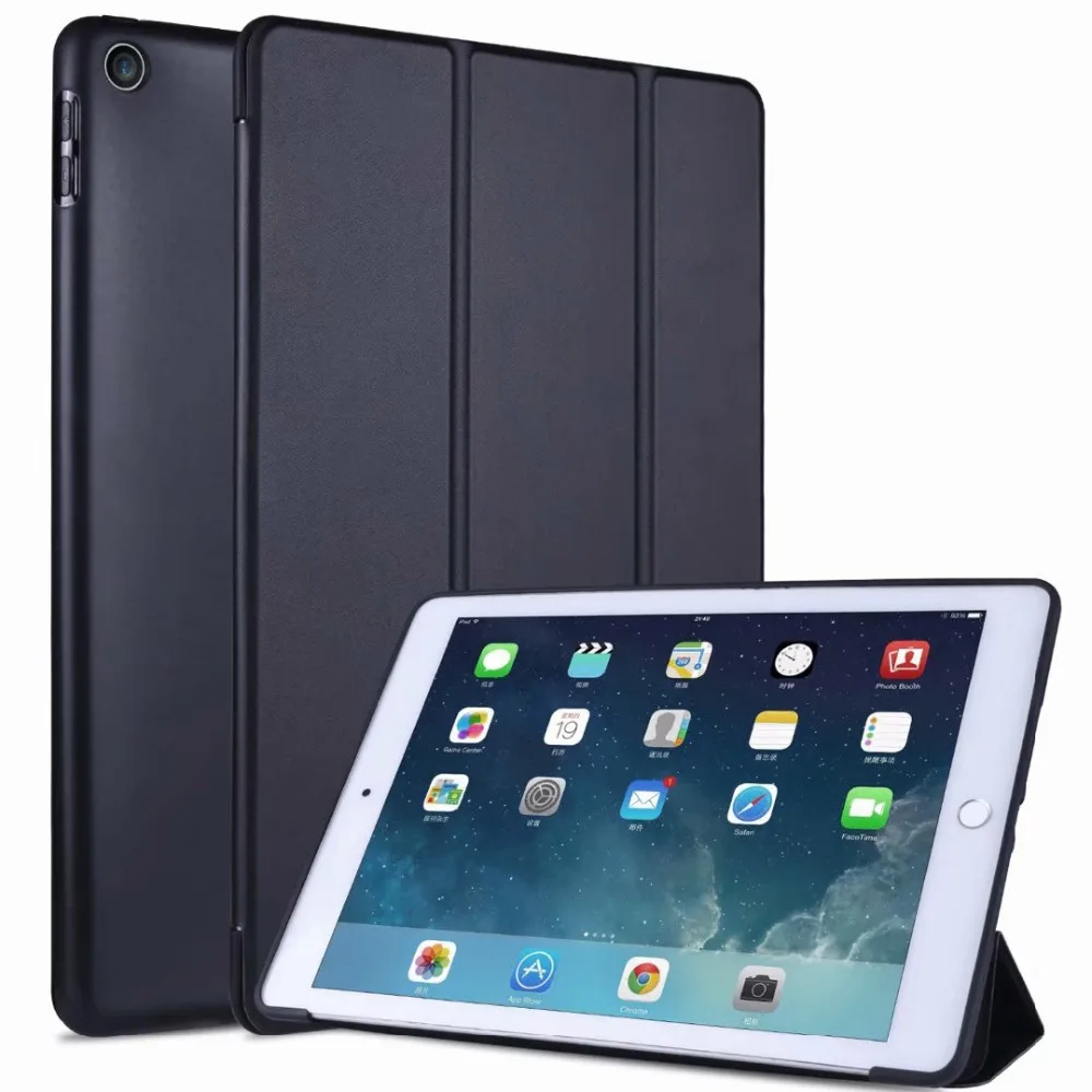 Чехол для iPad 10,2 '3'Pro 10,5 крышка A1701 A1709 A2123 A2153 A2197 A2200 сотовой сеткой из мягкой оболочки Smart sleep wake up из искусственной кожи