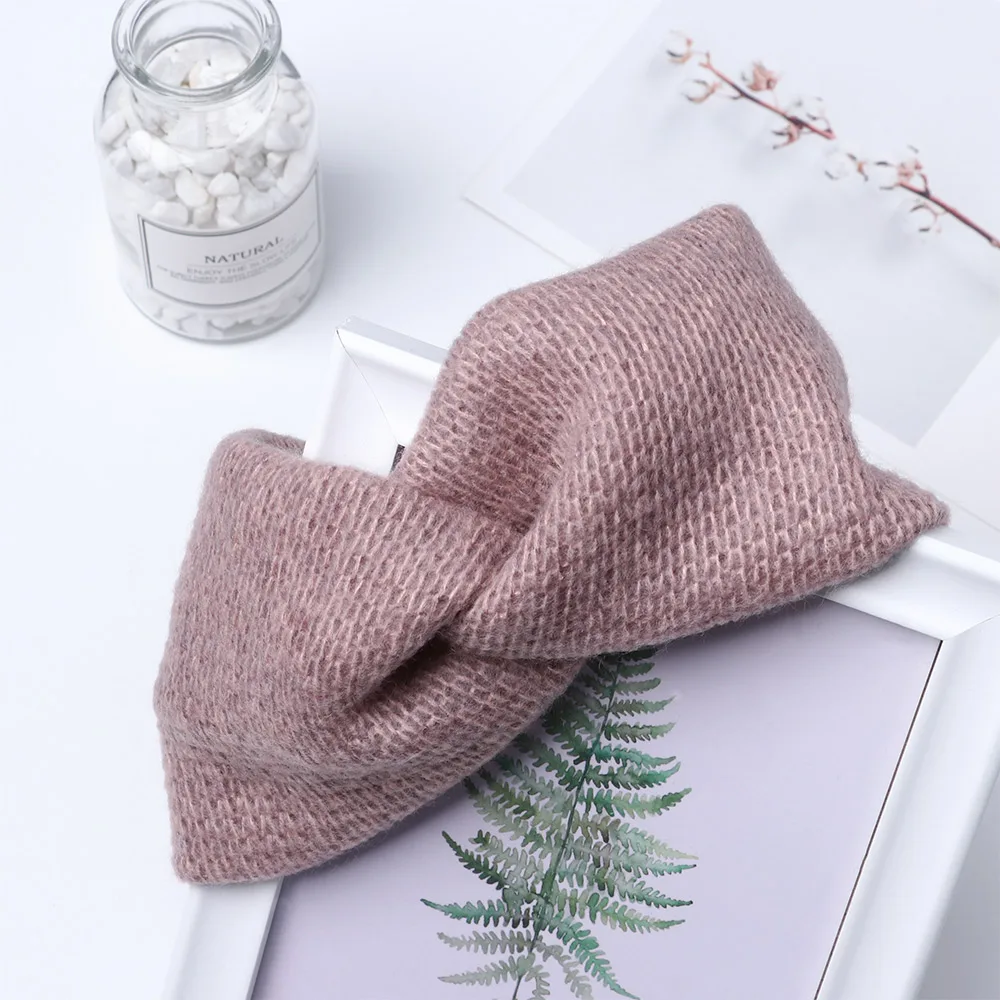 Новое поступление модные женские мягкие шерстяные плетеные повязки на голову