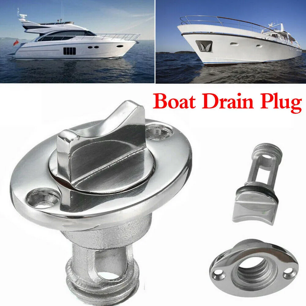 

25MM Boat Bilge Drain Plug Marine Grade 316 Stainless Steel Drain Bung Tool High Quality Stainless Steel 316 Marine Hardware