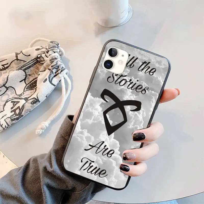 

Shadowhunters Runes Phone Case for iPhone 11 12 pro XS MAX 8 7 6 6S Plus X 5S SE 2020 XR mini