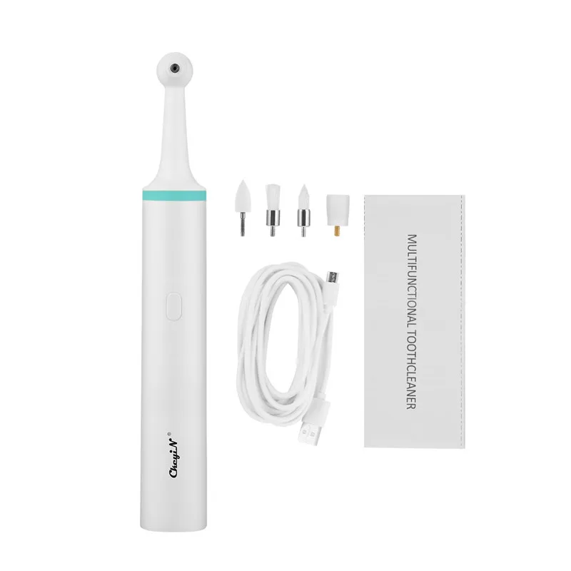 

4 in 1 USB Rechargeable Adult Sonic Teeth Cleaning Vibration Modes Dental Calculus Remover Tartar Scraper Oral Cleaning Heads
