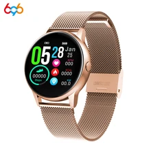 DT88 Smart Watch Female 1.22inch Color Screen Women Device Heart Rate Monitor Sports Smartwatch Waterproof Wearable