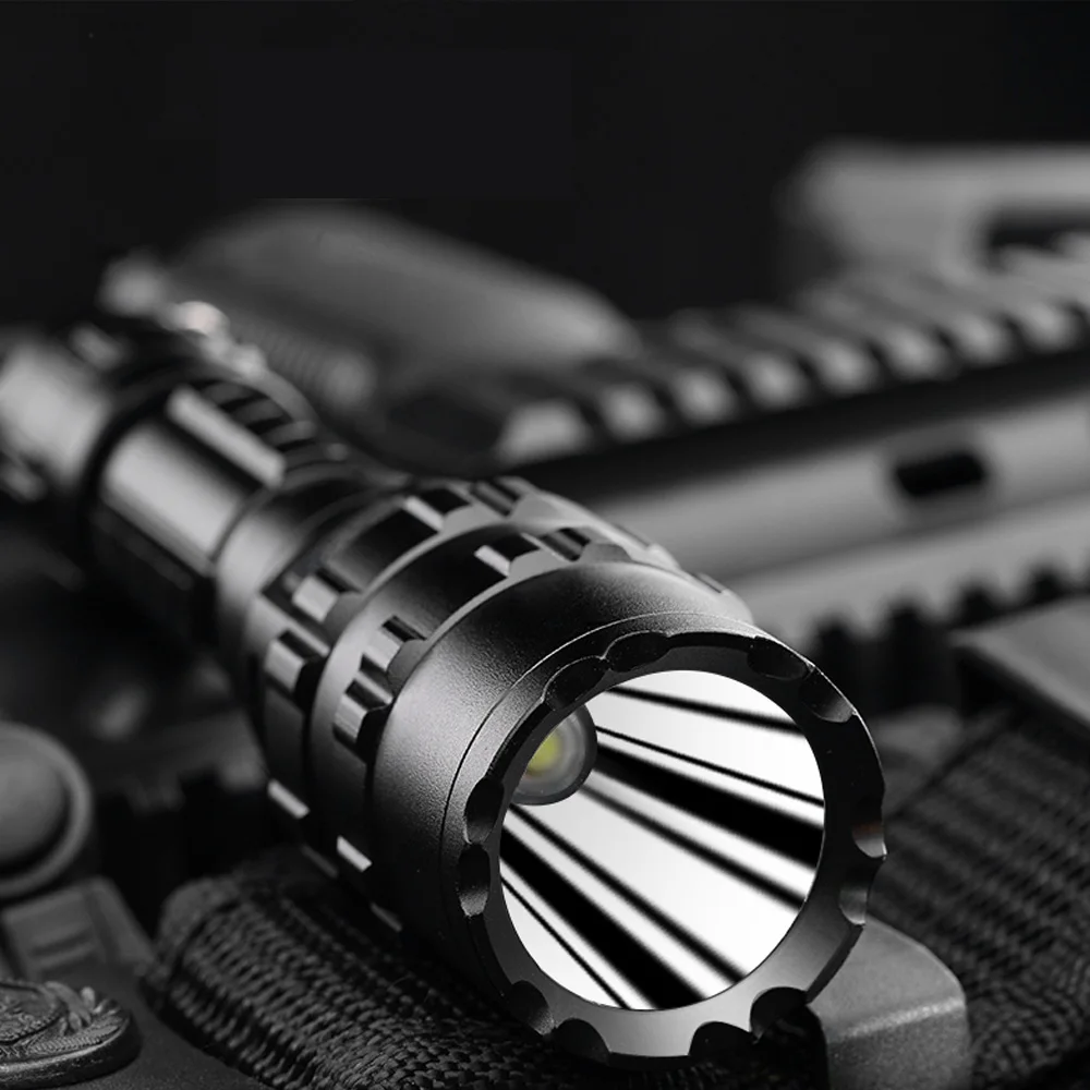 Тактический светодиодный фонарь высокой мощности охотничий Скаут Свет USB на 18650