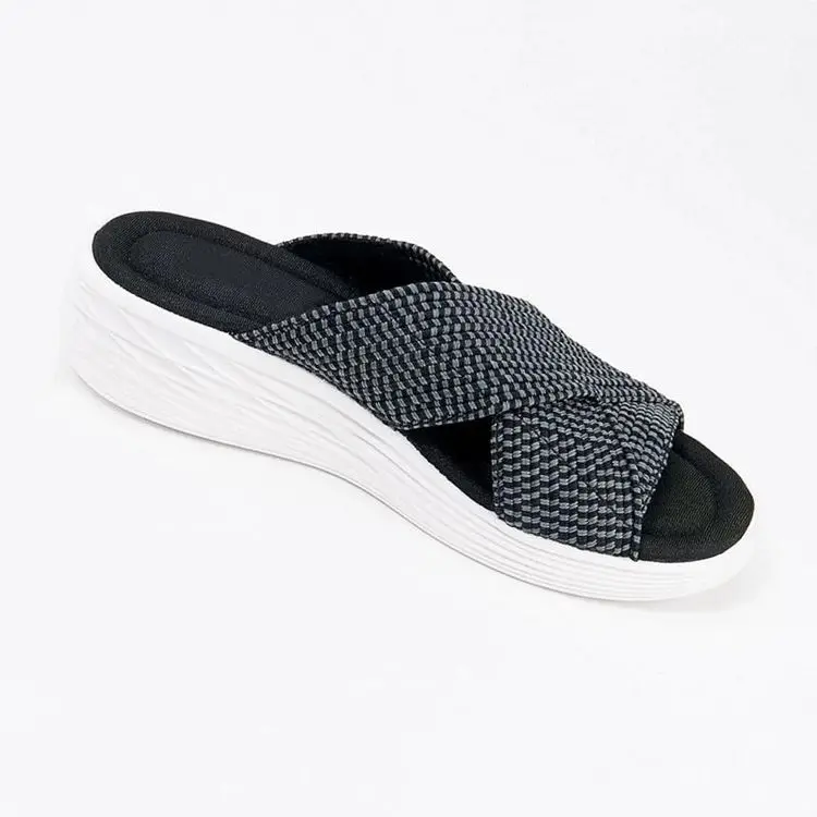 

Women's Shoes Ladies Casual Sandals Plus Size Slippers Women Fashion Thick Bottom Slope with Non-slip Wear Beach Sandals