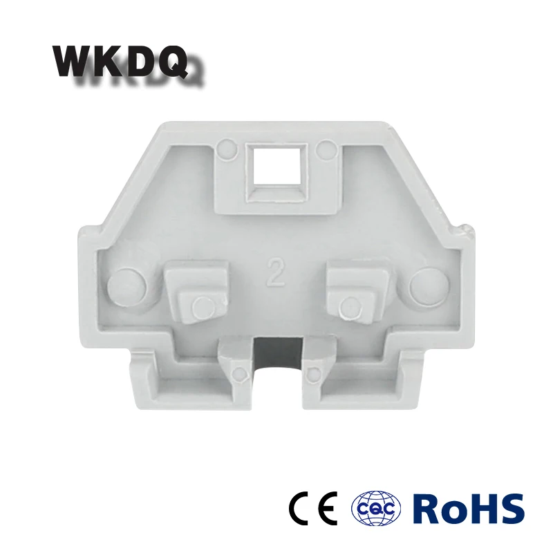 260-361 Концевая пластина для мини din-рейки клеммные блоки Концевая крышка 10 шт. разъем