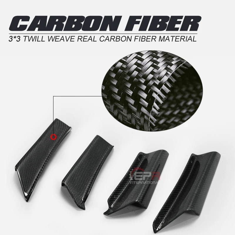 4 шт. сплиттер для переднего бампера из углеродного волокна|Подшипники