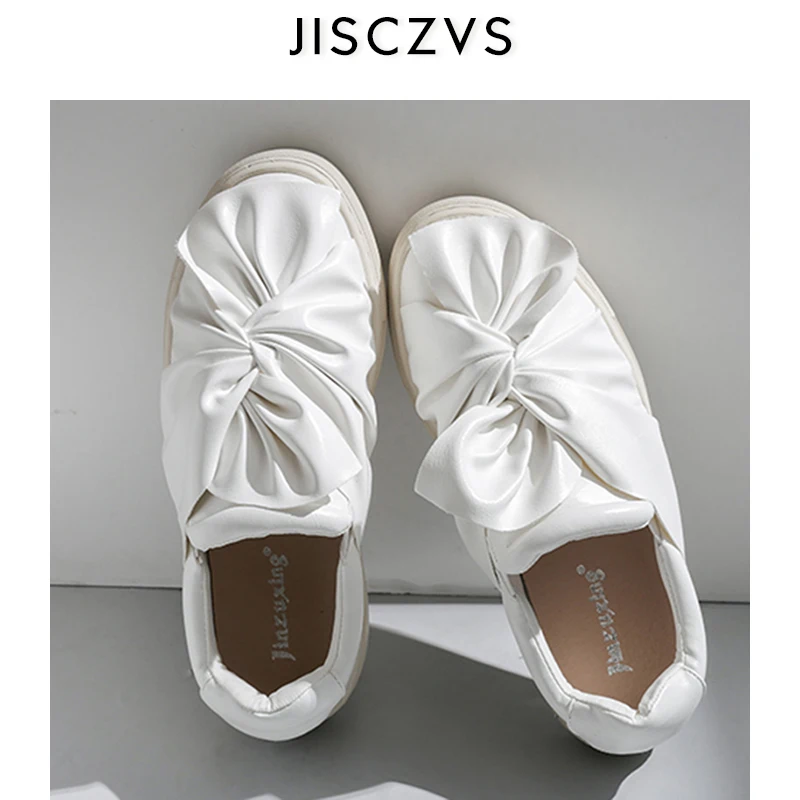 Лоферы с бантом женская модная обувь повседневная для ленивых дикая толстая