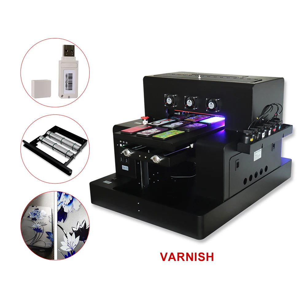 Автоматическая A3 УФ принтер L1800 Цилиндр планшетный для чехол телефона
