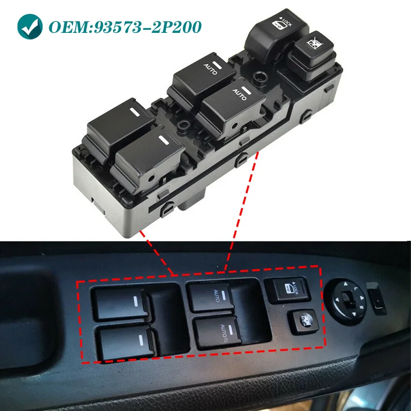 Подходит для KIA Sorento 2010 2011 2012 2013 хорошее качество переключатель переднего левого