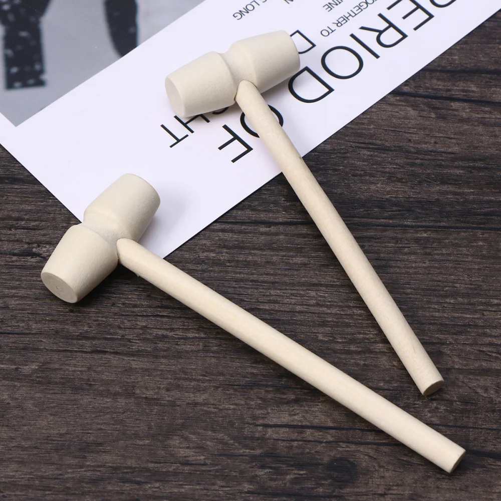 Молотки 20 шт. креативные милые деревянные мини молотки развивающие игрушки