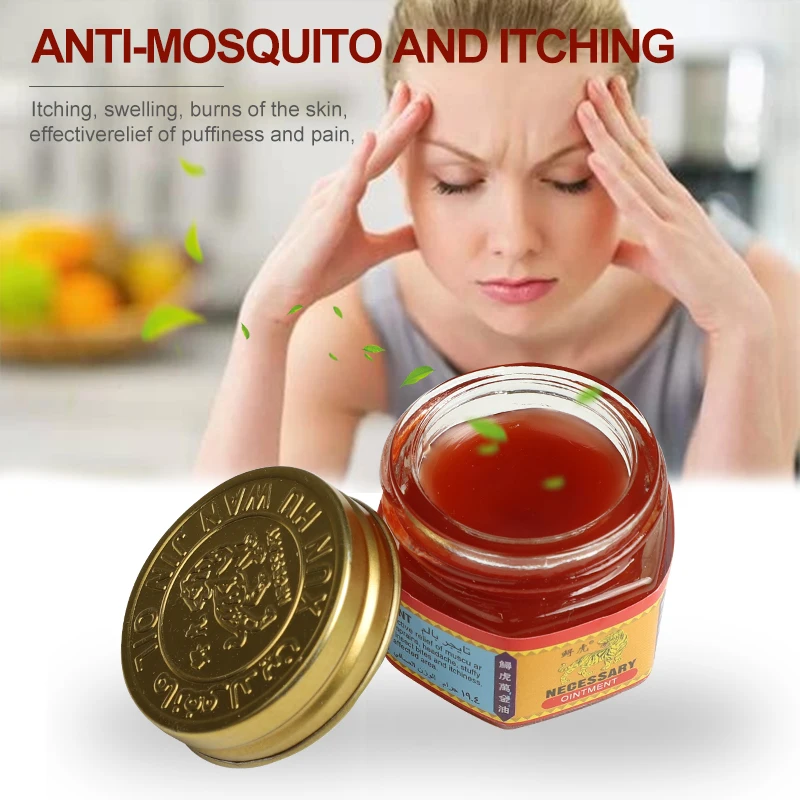 100% оригинальный красный белый тигровый бальзам мазь из Таиланда обезболивающий