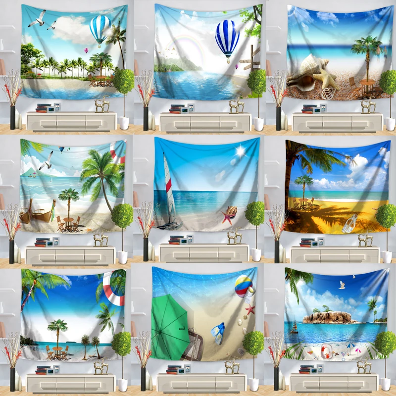 Защита от солнца гобелен с морской тематикой Ocean Средиземноморский стили пляжные