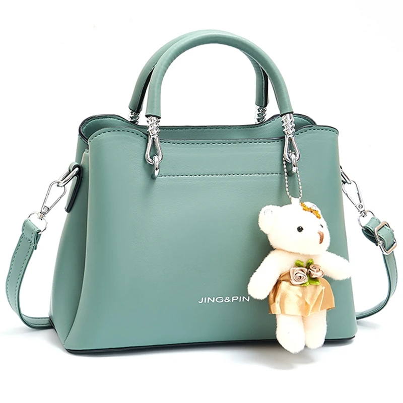 

Однотонная Сумка-тоут из ПУ кожи, на молнии