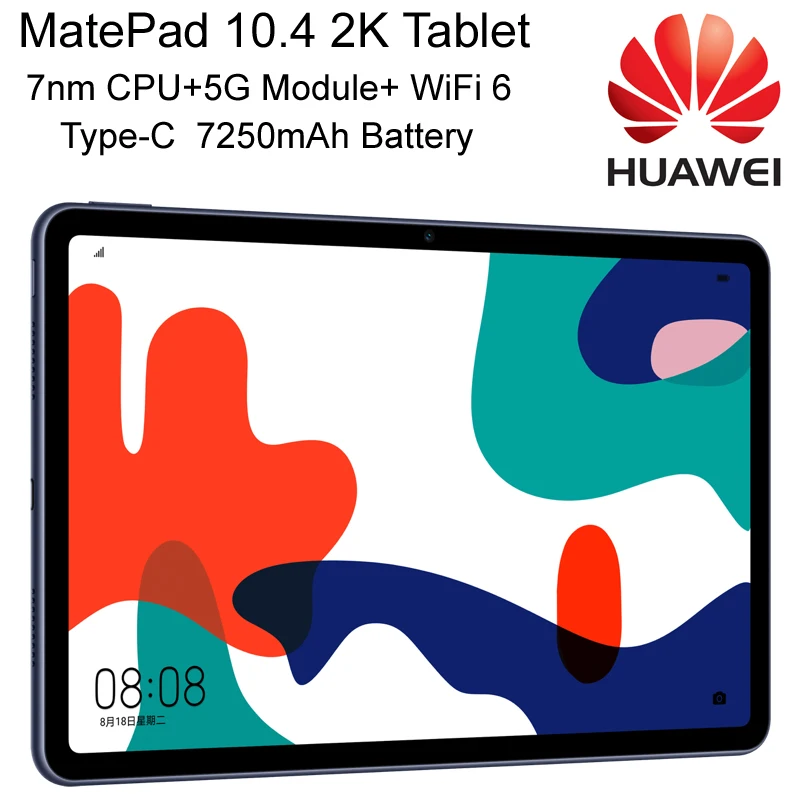 Планшетный ПК HUAWEI MatePad 10 4 дюйма 7 нм процессор многоэкранный совместный с 4-мя