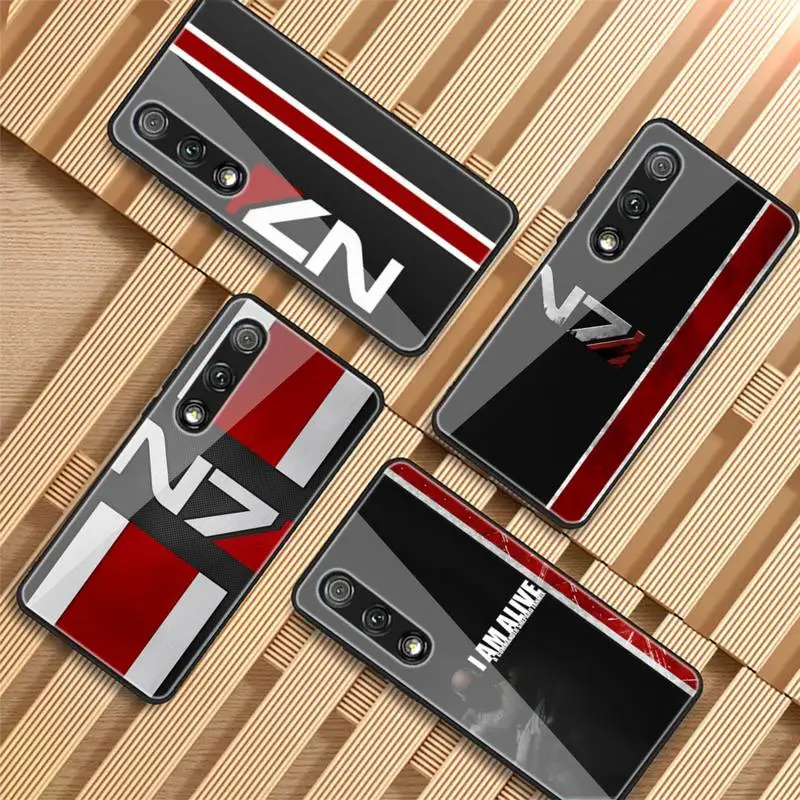 

N7 Mass Effect Phone Case Tempered Glass For Huawei P9 10 10plus 20 20Pro 30mate9 10 20 20Pro Honor8X 9 10 V10 Nova3I 5