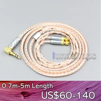 ln006403 3 5mm 2 5mm 4 4mm balanced 16 core occ silver mixed earphone cable for hifiman he400 he5 he6 he300 he560 he4 he500 he6