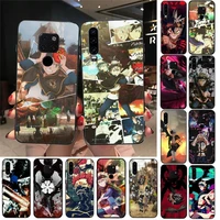 manga anime black clover phone case for huawei nova3i 3e mate9 10 20lite 20pro 40 30pro funda case