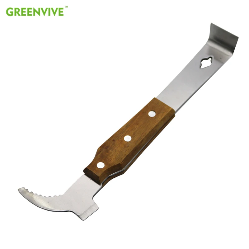 

Beekeeping Hive Tool Beehive Tool Wooden Handle Scraper for Beekeeper Farm