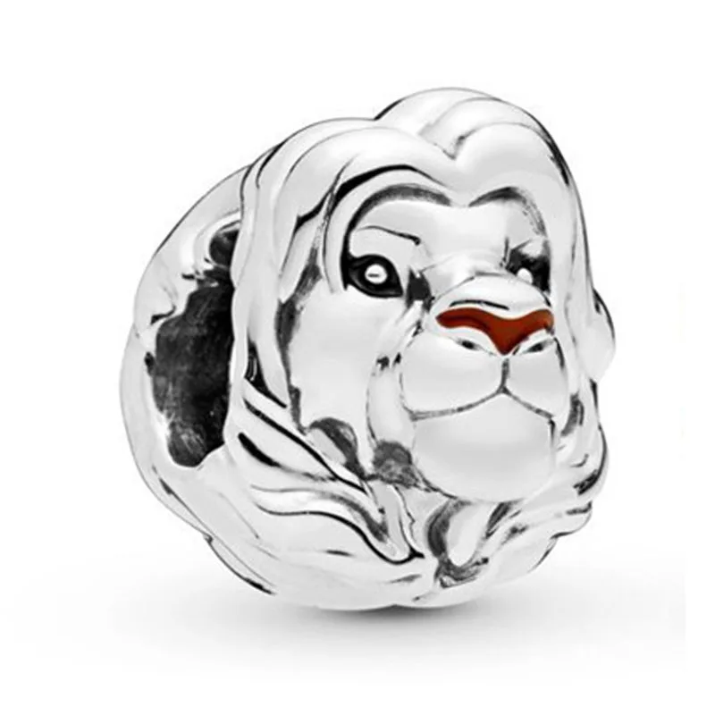 Подходит к оригиналу Pandora, браслет с шармами Лев принцесса «История игрушек», «чужой древесно-Кулон "сделай сам" с рисунком динозавра из бисера - Цвет: P1417