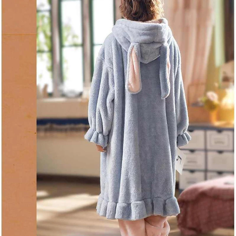 Осенне-зимняя теплая свободная модная женская пижама Новая повседневная