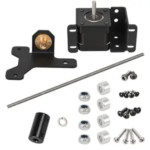 double z axis upgrade kit 3d printer parts use with single stepper motor dual z tension pulley set accessories for biqu b1 free global shipping