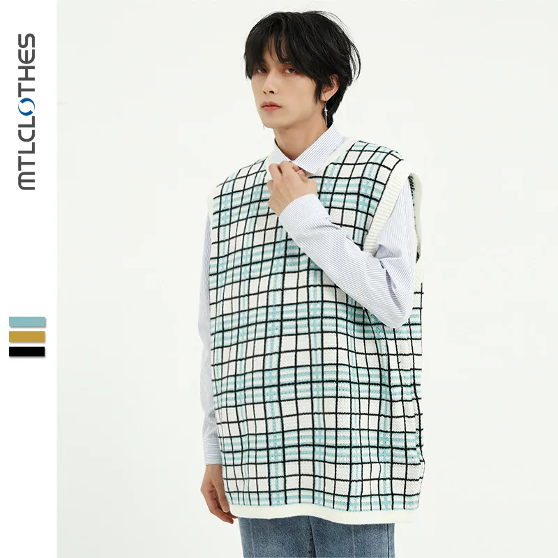 Мужской Хлопковый жилет в стиле пэчворк осенне Весенняя теплая просторная