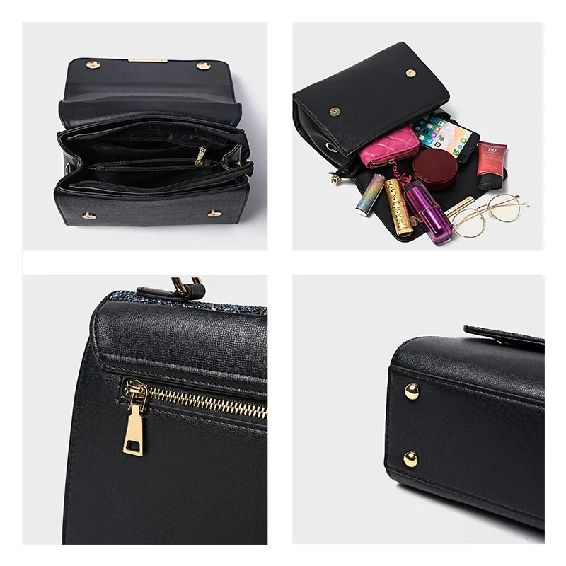 

Bag Fashion Sequins Women Shoulder Bags High-quality Luxury Handbag 2021New Crossbody Bag Brand Designer Female Bags Tote Bolsa
