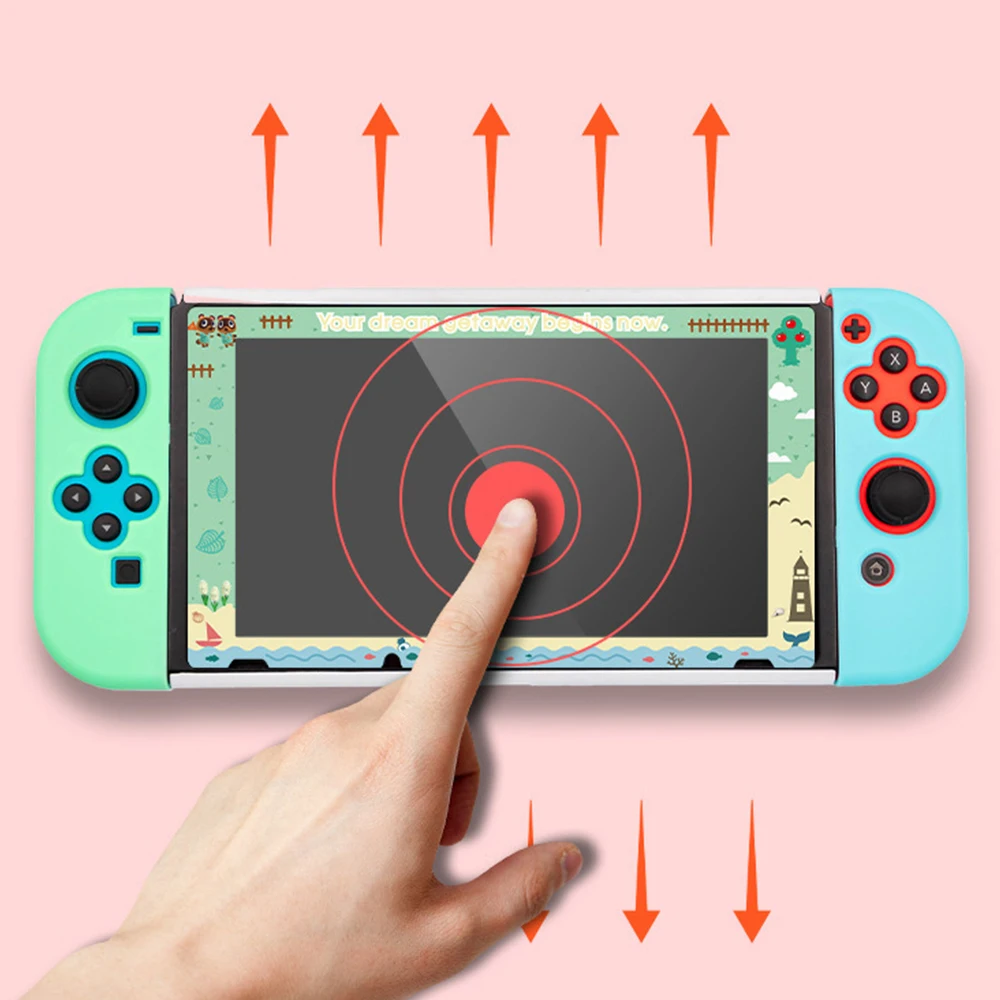 9H HD защитная пленка из закаленного стекла для перекрещивания животных Nintendo Switch